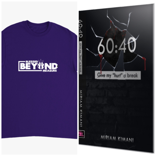 T-shirt and 60:40 book